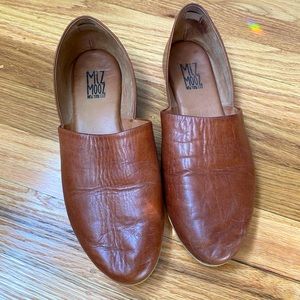 Miz Mooz Brown Leather Kimmy Flats
